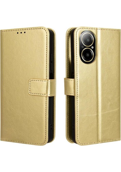 Realme 12 Lite 4g Için Kılıf Kart Tutucu Cüzdan Manyetik Kapak Çevirin (Yurt Dışından)