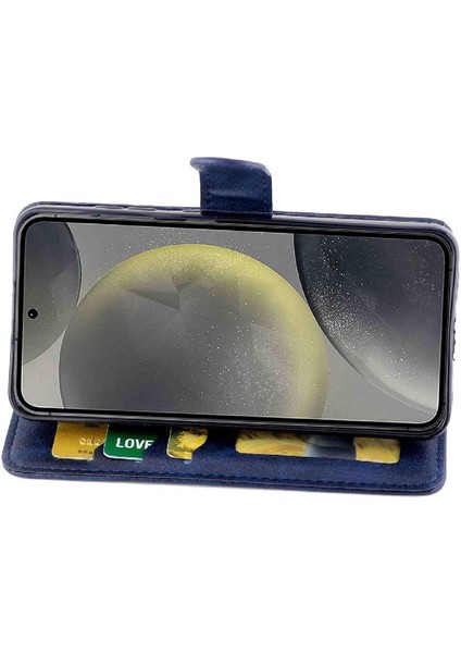 Samsung Galaxy S24 Için Filp Durumda Tam Koruma Kartı Tutucu Kickstand Pu (Yurt Dışından) indirimleri