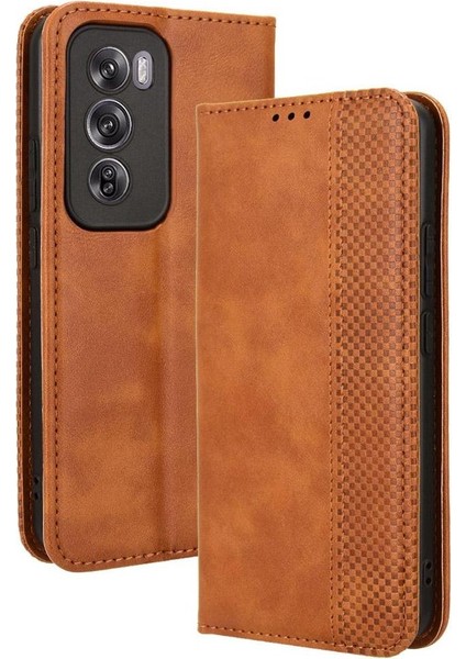 Oppo Oppo 12 Pro 5g Manyetik Kapatma Pu Deri Cüzdan Için Kılıf (Yurt Dışından)