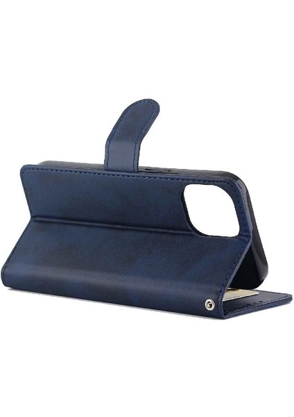 IPhone 14 Için Filp Durumda Pu Deri Manyetik Kapatma Kickstand Kart Tutucu (Yurt Dışından) modelleri