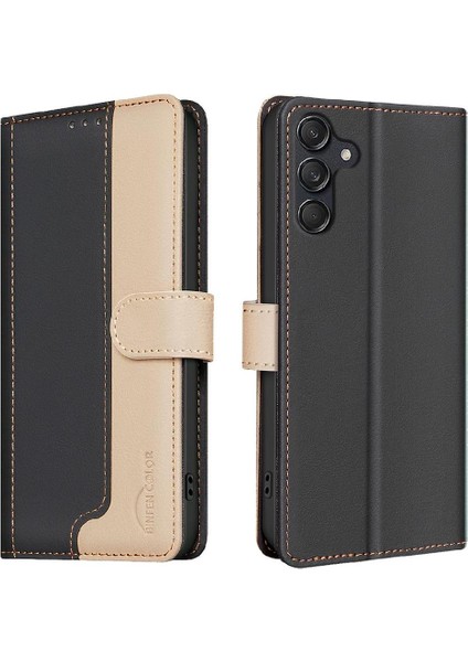Samsung Galaxy A34 5g Kickstand Rfıd Engelleme Kart Yuvaları Tpu Için Flip Case (Yurt Dışından) indirimleri