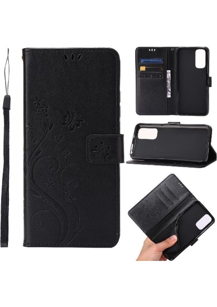 Xiaomi Redmi Not 11 Için 4g Kickstand Pu Deri Manyetik Kart Durumda (Yurt Dışından)