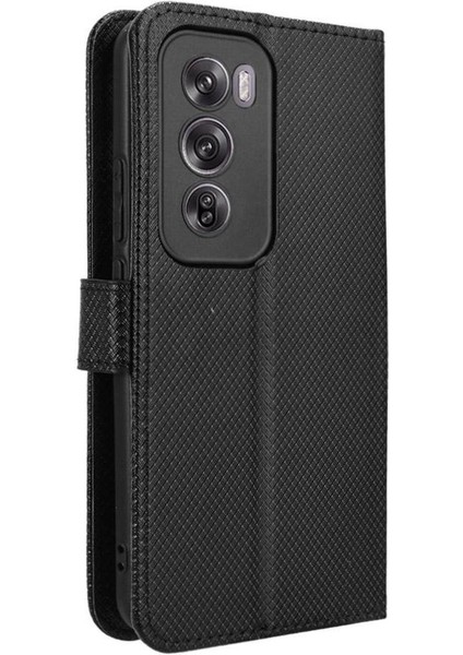 Oppo Oppo 12 Pro 5g Için Kılıf Kapak Manyetik Cüzdan Kickstand Kart Tutucu (Yurt Dışından) modelleri