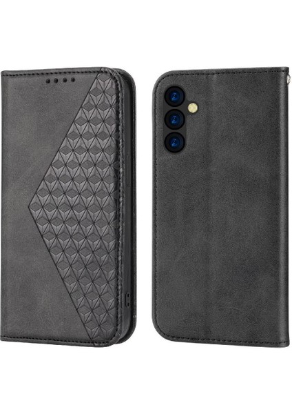 Samsung Galaxy A54 5g Eşkenar Dörtgen Şekli Günlük Kullanım El Kayışı Için Flip Case (Yurt Dışından)
