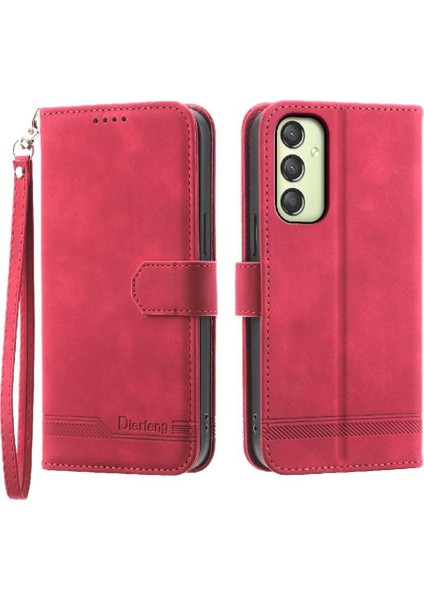 Samsung Galaxy A25 Manyetik Kapatma Kart Yuvaları Nakit Cep Için Flip Case (Yurt Dışından)