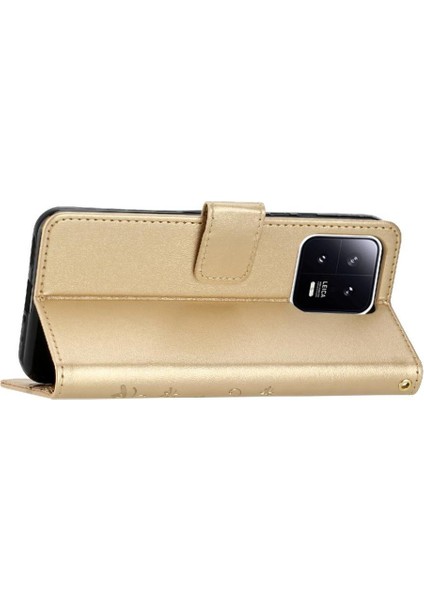 Xiaomi 13 Pro Için Kickstand Durumda Bilek Kayışı Pu Deri Kart Tutucu (Yurt Dışından) fırsatları