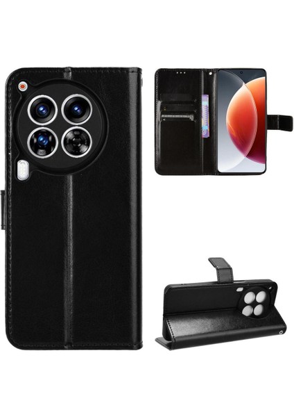 Tecno Camon 30 Premier 5g Kart Tutucu Manyetik Cüzdan Kapak Çevirin (Yurt Dışından)