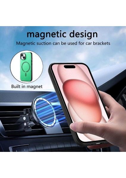 IPhone 15 Için Flip Case Hafif Kablosuz Şarj Magsafe Araba Bağlar (Yurt Dışından) fiyatları