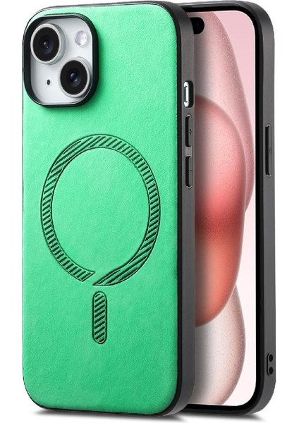 IPhone 15 Için Flip Case Hafif Kablosuz Şarj Magsafe Araba Bağlar (Yurt Dışından) modelleri
