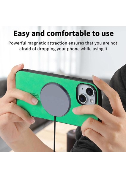 IPhone 15 Için Flip Case Hafif Kablosuz Şarj Magsafe Araba Bağlar (Yurt Dışından) fırsatları