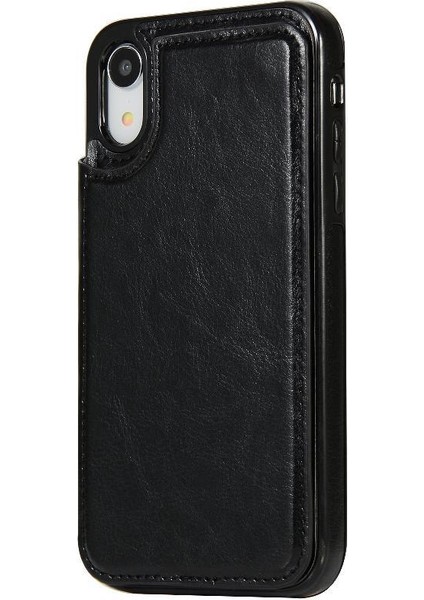 Kart Tutucu ile IPhone Xr Pu Deri Kickstand Kart Yuvaları Için Cüzdan Kılıf (Yurt Dışından) fırsatları