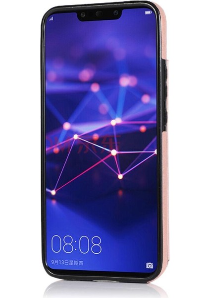 Huawei Mate 20 Lite Çift Düğmeler Çiçek Için Kart Tutucu Kılıf ile Cüzdan (Yurt Dışından) fırsatları