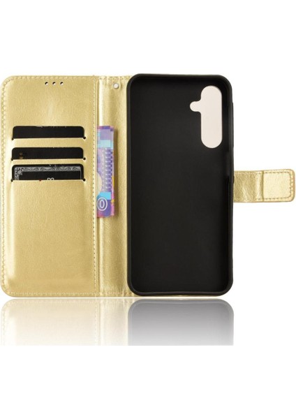 Samsung Galaxy Için Kılıf C55 5g Kart Tutucu Cüzdan Kapak Çevirin Manyetik (Yurt Dışından)