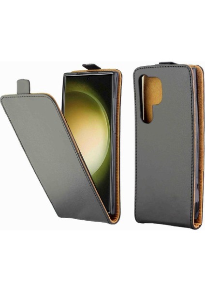 Samsung Galaxy S23 Ultra Tpu Deri Kart Yuvası Için Dikey Flip Case (Yurt Dışından) indirimleri