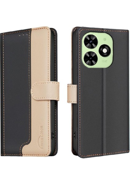 Tecno Spark Için Flip Case 2024 Darbeye Tpu Iç Kabuk Çevirme Folyo (Yurt Dışından)