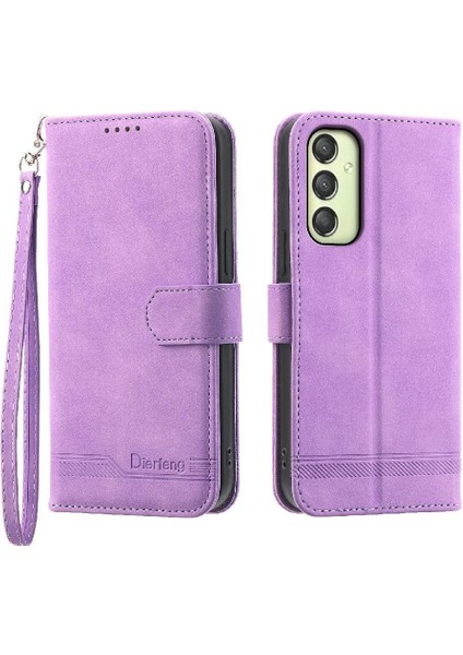Samsung Galaxy A25 Manyetik Kapatma Kart Yuvaları Nakit Cep Için Flip Case (Yurt Dışından)