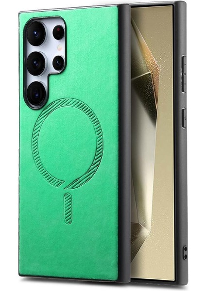 Samsung Galaxy S24 Için Flip Case Ultra Hafif Magsafe Araba Mounts Ince (Yurt Dışından)
