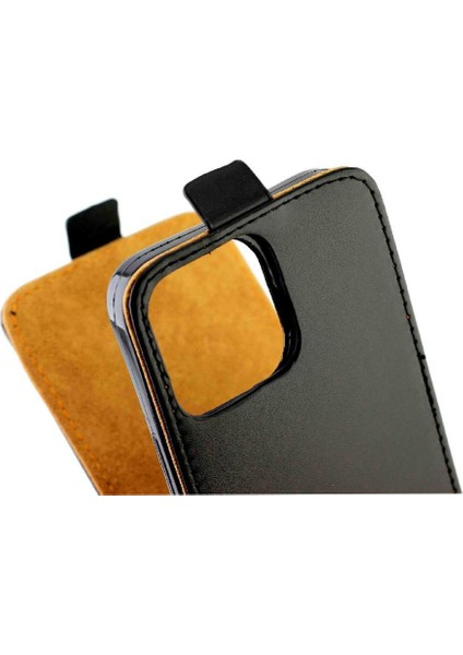 Dikey Flip Case IPhone 13 Pro Max Tpu Deri Kart Yuvası Koruyucu (Yurt Dışından)