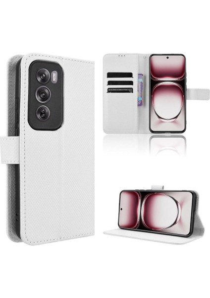 Oppo Oppo 12 Pro 5g Için Kılıf Kapak Manyetik Cüzdan Kickstand Kart Tutucu (Yurt Dışından)