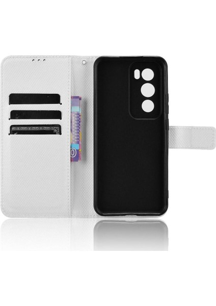 Oppo Oppo 12 Pro 5g Için Kılıf Kapak Manyetik Cüzdan Kickstand Kart Tutucu (Yurt Dışından) modelleri