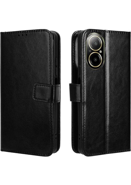 Realme 12 Lite 4g Için Kılıf Kart Tutucu Cüzdan Manyetik Kapak Çevirin (Yurt Dışından)