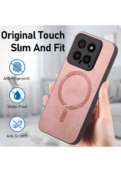 Xiaomi 14 5g Hafif Ince Magsafe Araba Mounts Kablosuz Için Flip Case (Yurt Dışından)