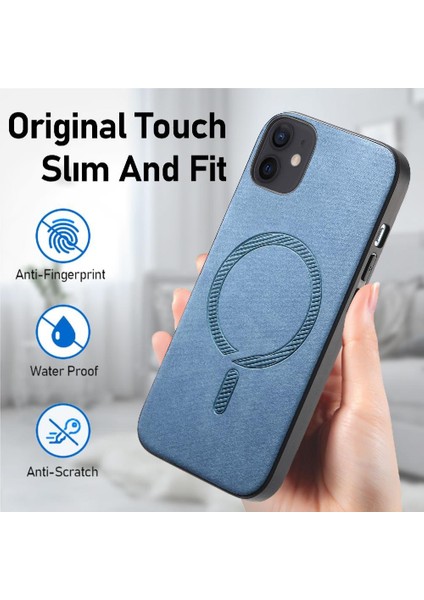 IPhone 12 Için Flip Case Ince Kablosuz Şarj Hafif Magsafe Araba (Yurt Dışından)