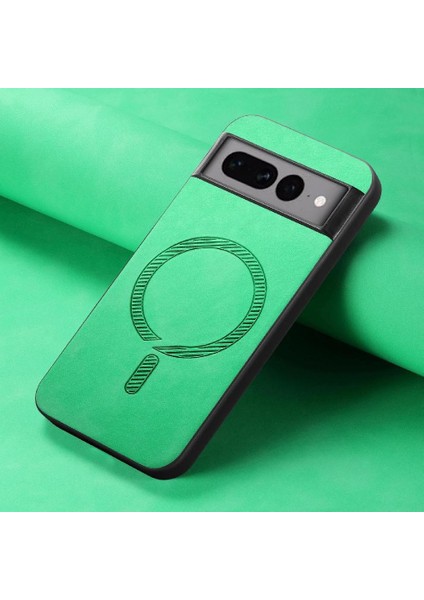 Google Piksel 7 Pro Kablosuz Şarj Ince Magsafe Araba Için Flip Case (Yurt Dışından)