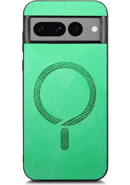 Google Piksel 7 Pro Kablosuz Şarj Ince Magsafe Araba Için Flip Case (Yurt Dışından)