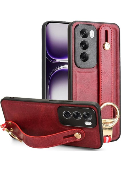 Oppo Oppo 12 5g Bilek Kayışı Premium Pu Deri Uyumluluğu Için Kılıf (Yurt Dışından)
