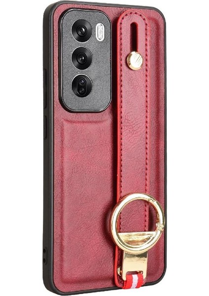 Oppo Oppo 12 5g Bilek Kayışı Premium Pu Deri Uyumluluğu Için Kılıf (Yurt Dışından) fırsatları