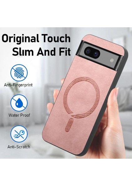 Google Pixel 7 Ince Hafif Kablosuz Şarj Magsafe Için Flip Case (Yurt Dışından)