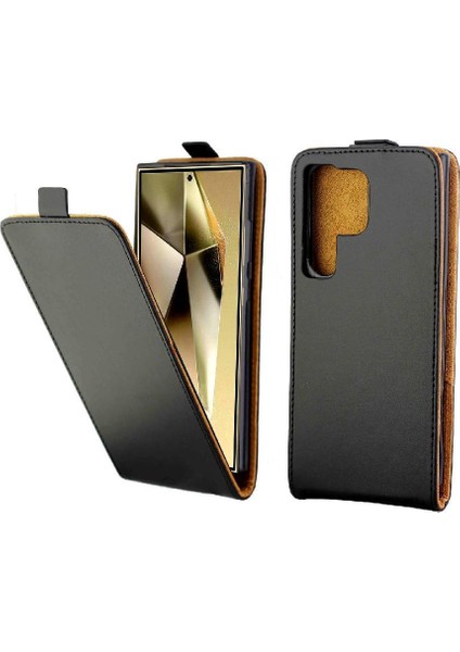 Samsung Galaxy S24 Ultra Iş Tarzı Tpu Deri Için Dikey Flip Case (Yurt Dışından) indirimleri