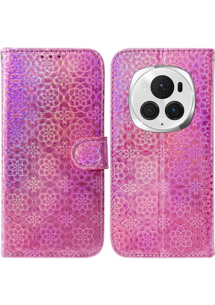 Onur Magic6 Pro Premium Pu Deri Için Flip Case Standı Tutucu Cüzdan Kılıf (Yurt Dışından)