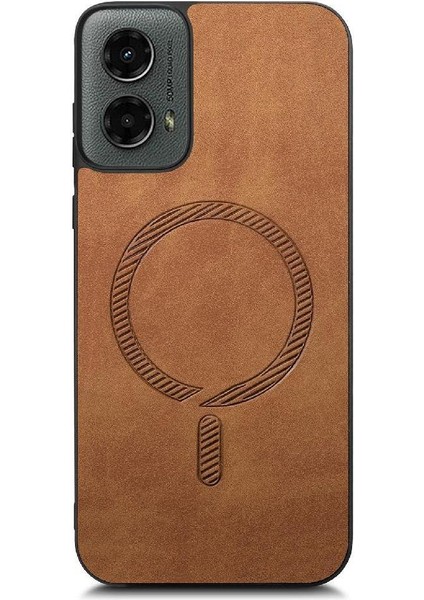 Motorola Moto G 2024 Kablosuz Şarj Için Flip Case Hafif Ince Araba (Yurt Dışından)