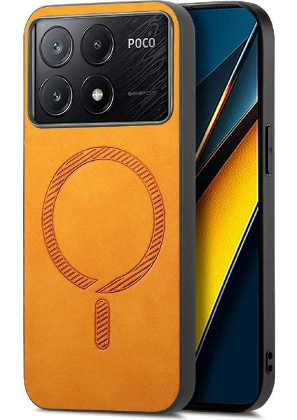 Xiaomi Poco X6 Pro 5g Için Flip Case Ince Hafif Kablosuz Şarj Araba (Yurt Dışından)