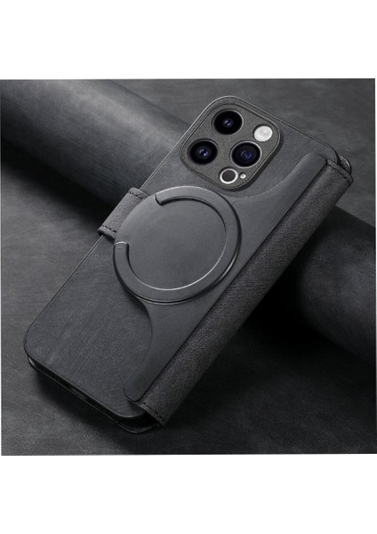 IPhone 15 Için Flip Case Pro Retro Kart Standı Cüzdan Mıknatıs Koruyucu (Yurt Dışından) fırsatları