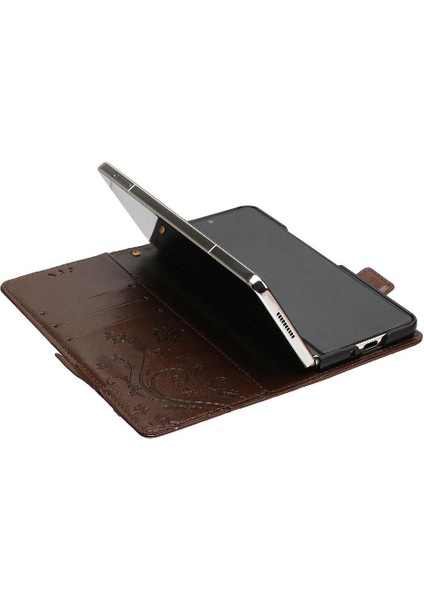 Samsung Galaxy Z Filp 4 Kickstand Manyetik Kapatma Kartı Bilek Için Filp Durumda (Yurt Dışından)
