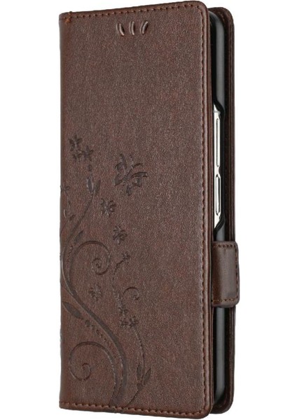 Samsung Galaxy Z Filp 4 Kickstand Manyetik Kapatma Kartı Bilek Için Filp Durumda (Yurt Dışından)