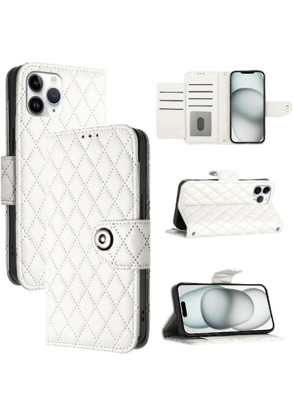 IPhone 11 Için Kılıf Pro Max Kart Tutucu Cüzdan Kapak Bilek Şerit Darbeye (Yurt Dışından)