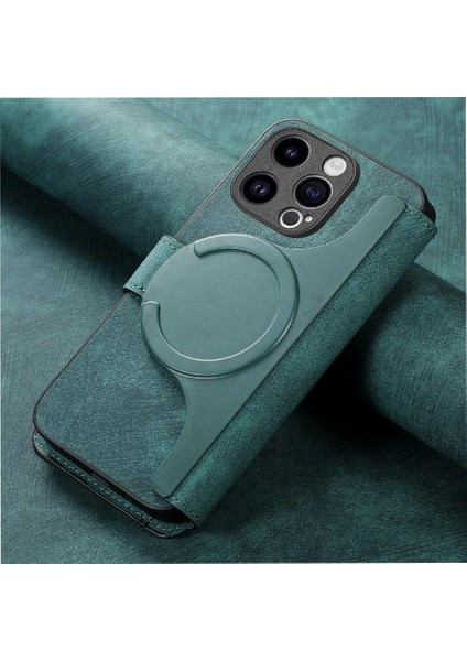 IPhone 15 Için Flip Case Pro Retro Kart Standı Cüzdan Mıknatıs Koruyucu (Yurt Dışından) indirimleri