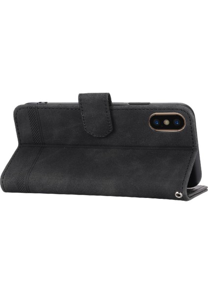 IPhone Xs Max Bileklik Manyetik Kapatma Premium Kart Yuvaları Için Flip Case (Yurt Dışından) indirimleri