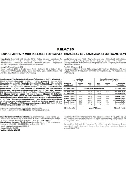 50 Buzağı Maması 25 kg