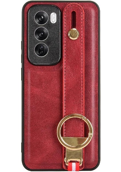 Oppo Oppo 12 Pro 5g Bilek Kayışı Premium Pu Deri Uyumluluk Için Kılıf (Yurt Dışından)