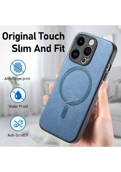 IPhone 14 Için Flip Case Pro Magsafe Araba Bağlar Kablosuz Şarj Ince (Yurt Dışından) indirimleri