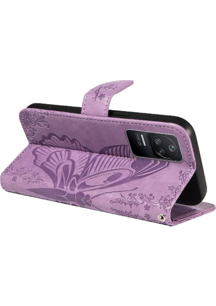 Xiaomi Poco F4 5g Için Flip Case Kredi Kartı Yuvası ile Yüksek Kaliteli Deri (Yurt Dışından)