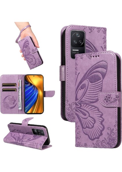 Xiaomi Poco F4 5g Için Flip Case Kredi Kartı Yuvası ile Yüksek Kaliteli Deri (Yurt Dışından)