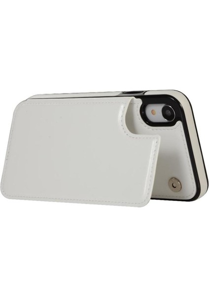 Kart Tutucu ile IPhone Xr Pu Deri Kickstand Kart Yuvaları Için Cüzdan Kılıf (Yurt Dışından) fırsatları