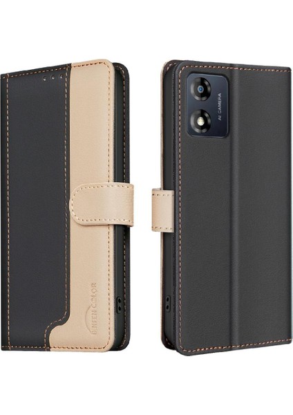 Motorola Moto E13 Darbeye Dayanıklı Tpu Iç Kabuk Rfıd Engelleme Için Flip Case (Yurt Dışından) indirimleri