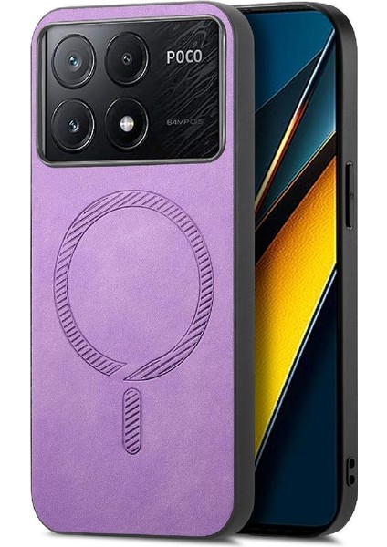 Xiaomi Poco X6 Pro 5g Için Flip Case Ince Hafif Kablosuz Şarj Araba (Yurt Dışından)